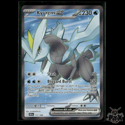 Kyurem ex 157/086 SV: Black Bolt NM Pokemon