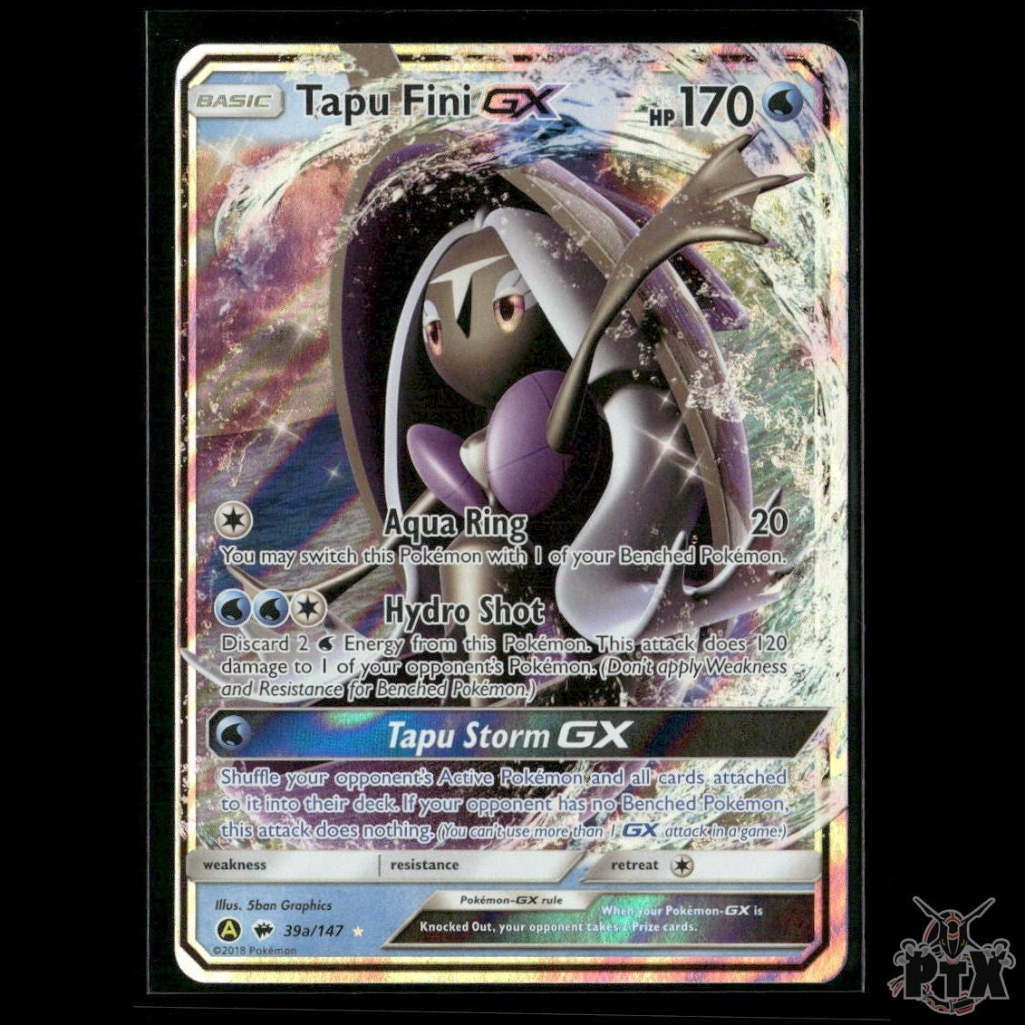 Tapu Fini GX 039a/147 Alternate Art Promos NM Pokemon