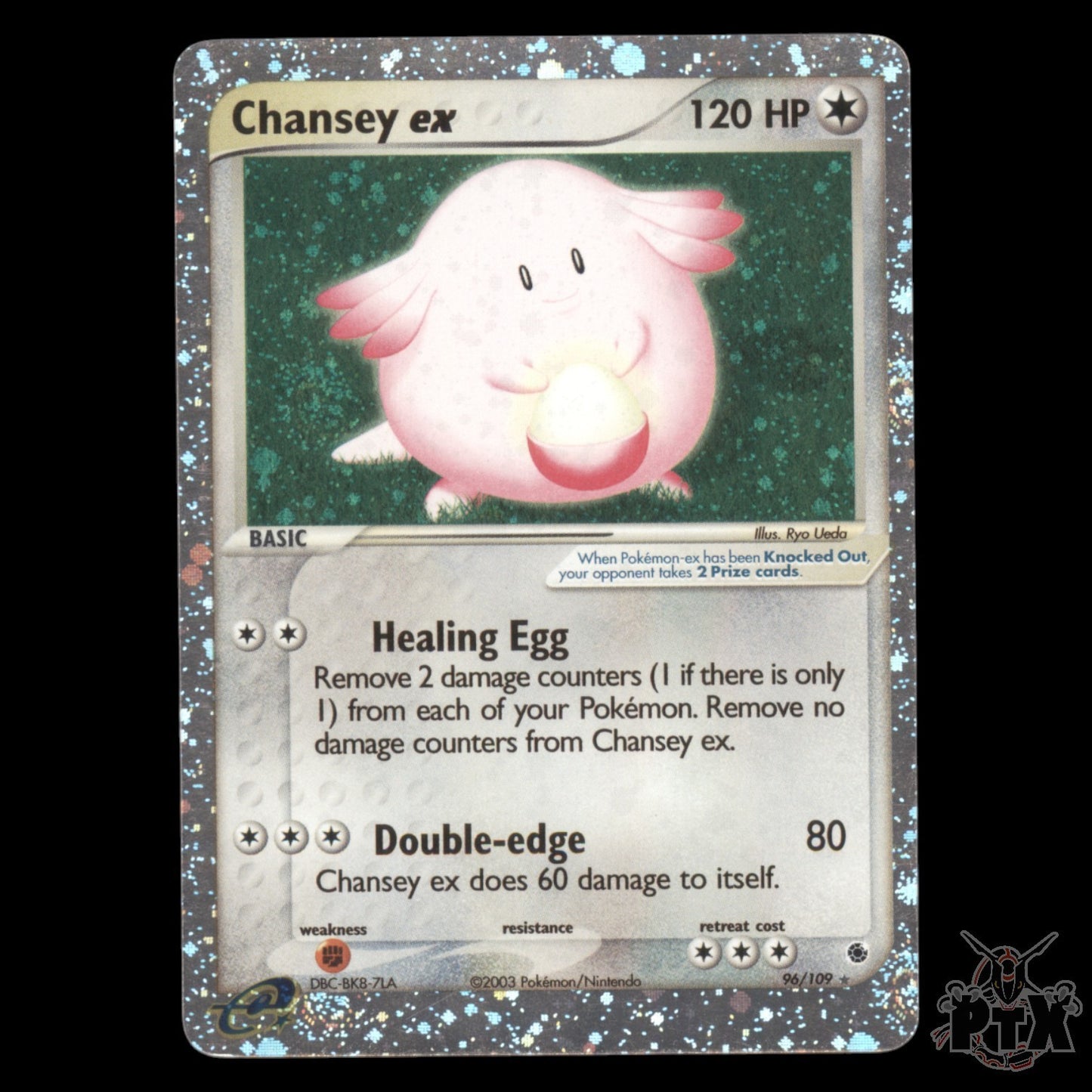 Chansey ex #96/109 EX Ruby & Sapphire NM/LP Pokemon 2003