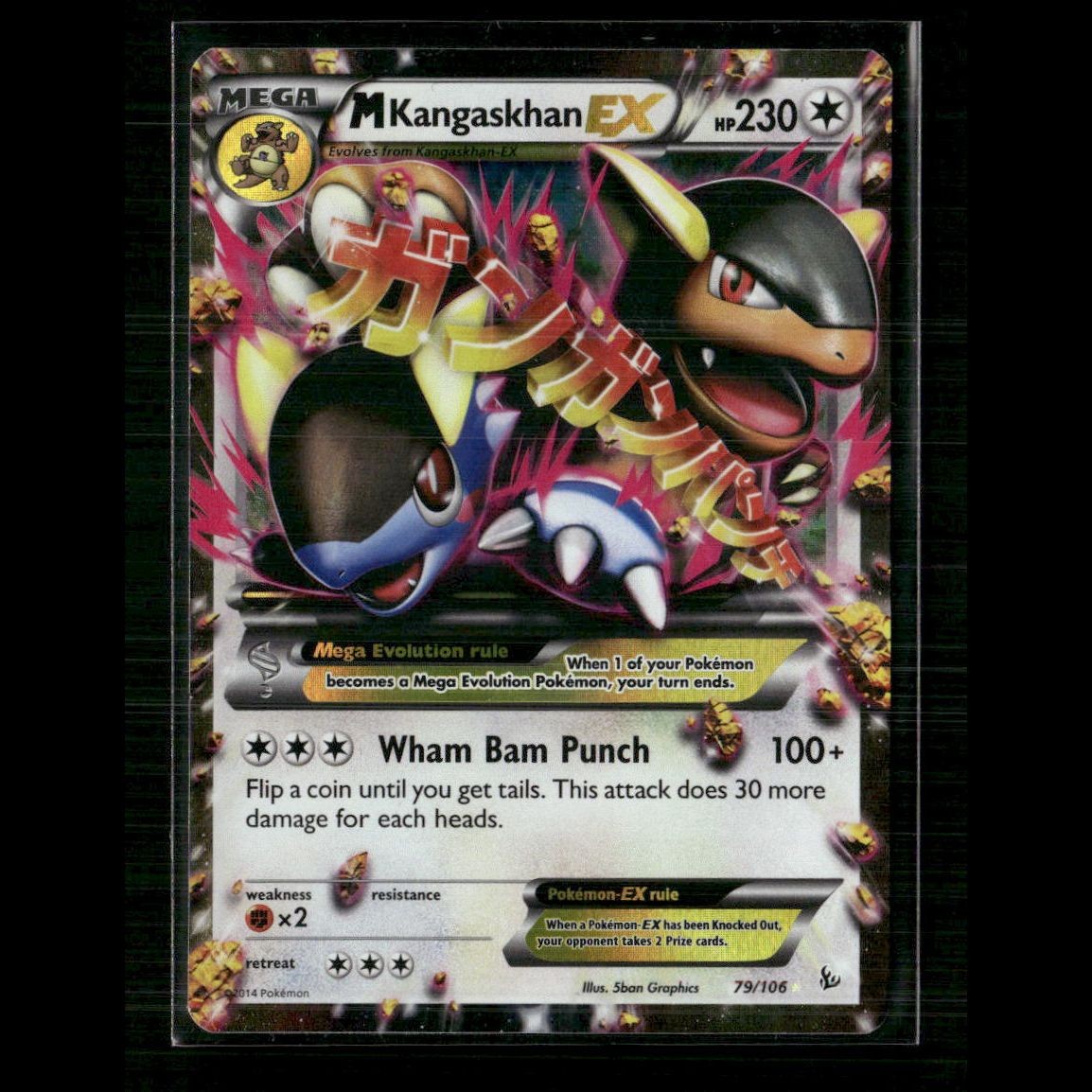 M Kangaskhan EX 79/106 XY - Flashfire MP Pokemon