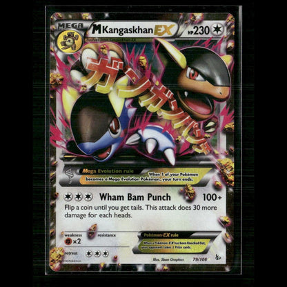 M Kangaskhan EX 79/106 XY - Flashfire MP Pokemon