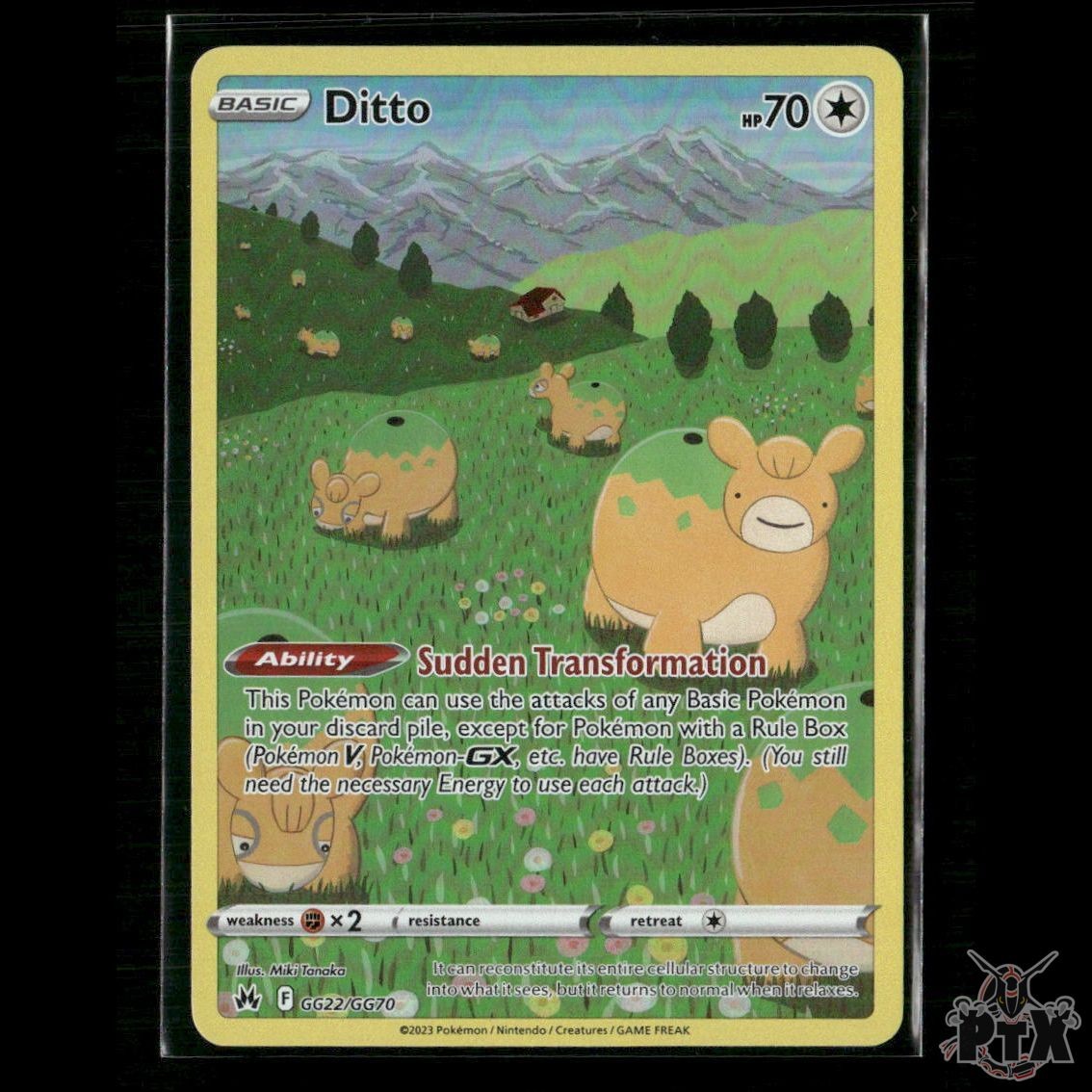 Ditto GG22/GG70 SWSH: Crown Zenith: Galarian Gallery NM Pokemon