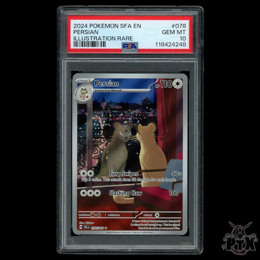 Persian #078/064 PSA 10 Shrouded Fable Pokemon 2024