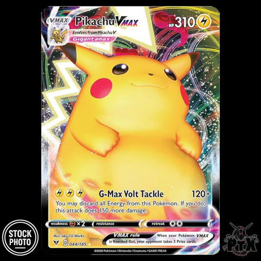Pikachu VMAX #044/185 Vivid Voltage NM/Near Mint Pokemon 2020
