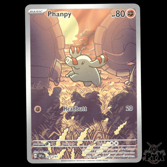 Phanpy #205/191 Surging Sparks NM/Near Mint Pokemon 2024