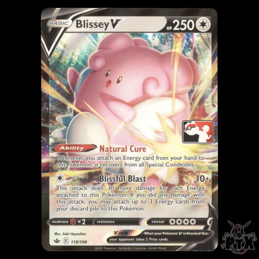 Blissey V #119/198 Prize Pack Series One NM/Near Mint Pokemon 2021
