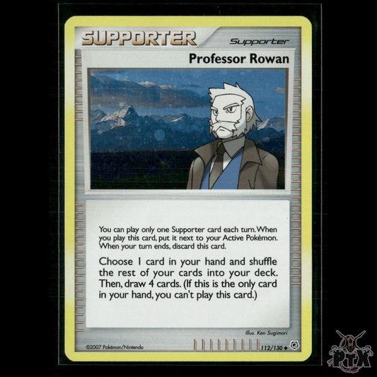 Professor Rowan (Cosmos Holo) 112/130 Promo NM Pokemon