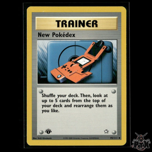 New Pokedex 95/111 1st Edition Neo Genesis NM/LP Pokemon