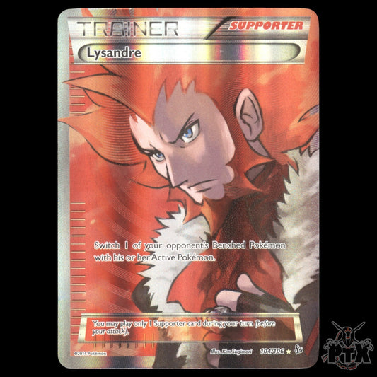 Lysandre #104/106 Flashfire LP/Lightly Played Pokemon 2014