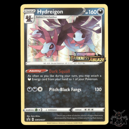 Hydreigon #SWSH037 Sword & Shield Promo NM/Near Mint Pokemon 2020