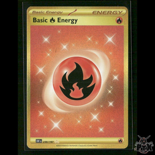 Basic Fire Energy 230/197 SV03: Obsidian Flames NM Pokemon