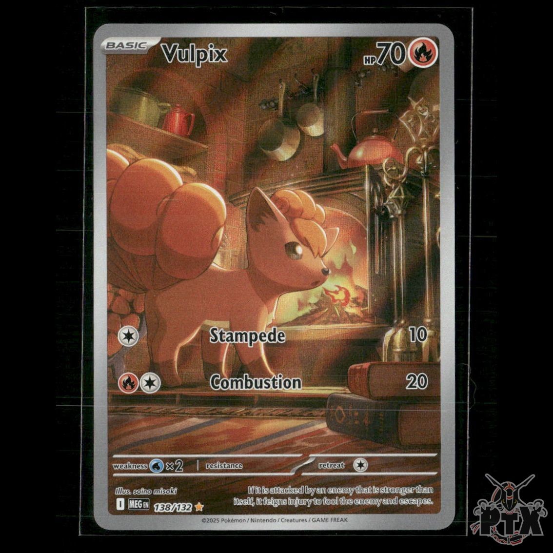 Vulpix 138/132 ME01: Mega Evolution NM Pokemon