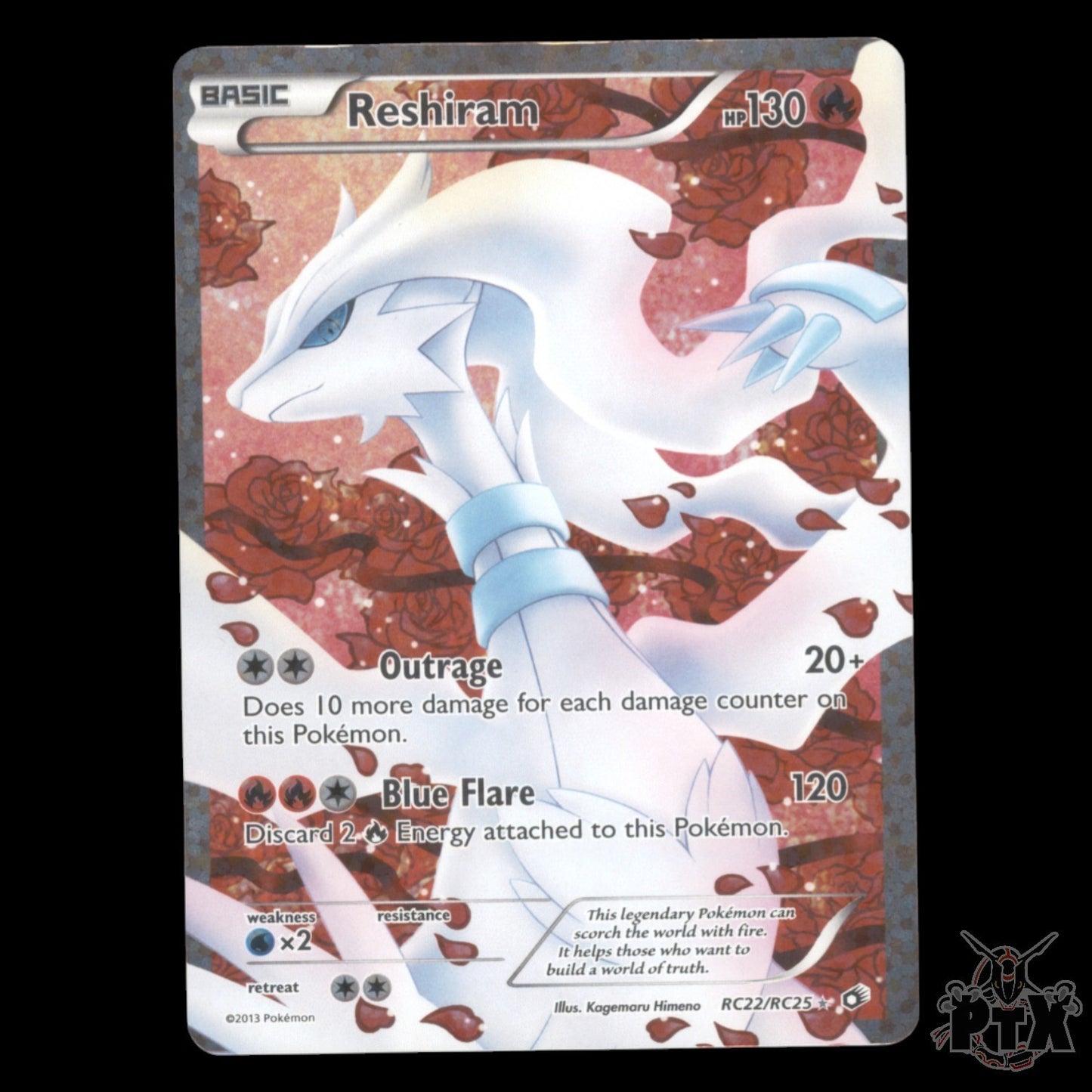 Reshiram #RC22/RC25 Legendary Treasures NM/LP Pokemon 2013