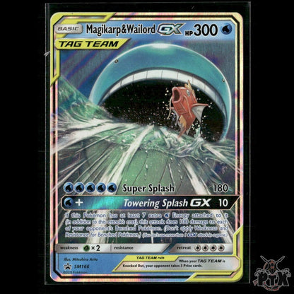 Magikarp & Wailord GX SM166 SM Promos LP Pokemon