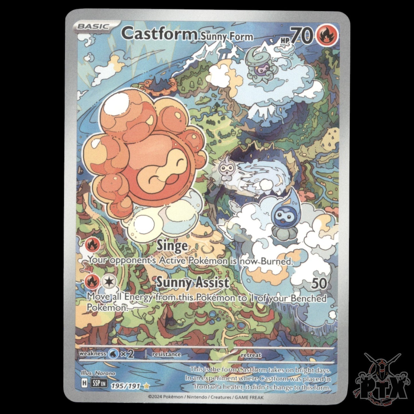 Castform #195/191 Surging Sparks NM/Near Mint Pokemon 2024