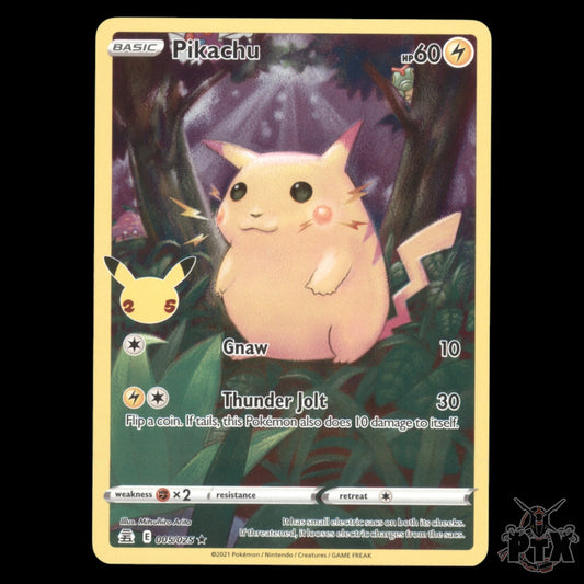 Pikachu #005/025 Celebrations NM/Near Mint Pokemon 2021
