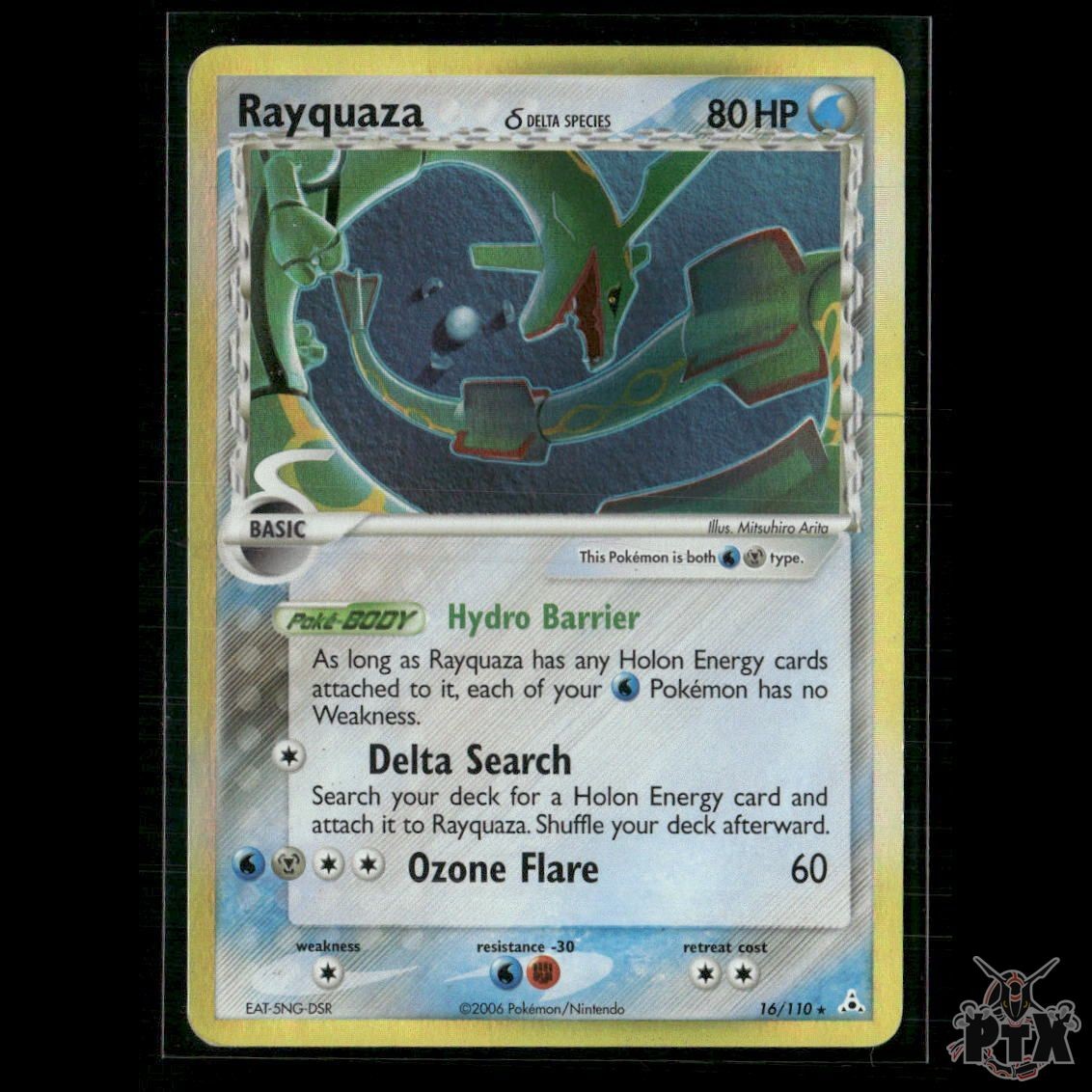 Rayquaza (Delta Species) 16/110 EX Holon Phantoms HP Pokemon