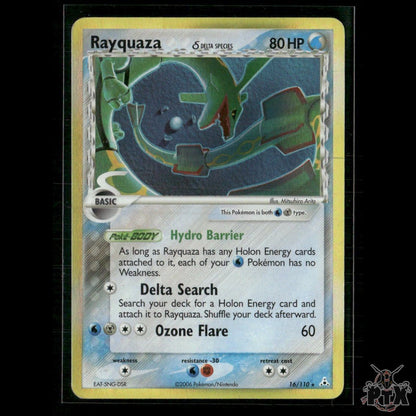 Rayquaza (Delta Species) 16/110 EX Holon Phantoms HP Pokemon