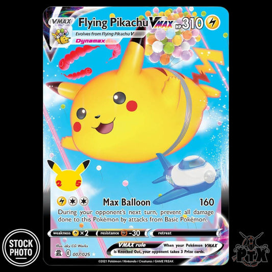 Flying Pikachu VMAX #007/025 Celebrations NM/Near Mint Pokemon 2021