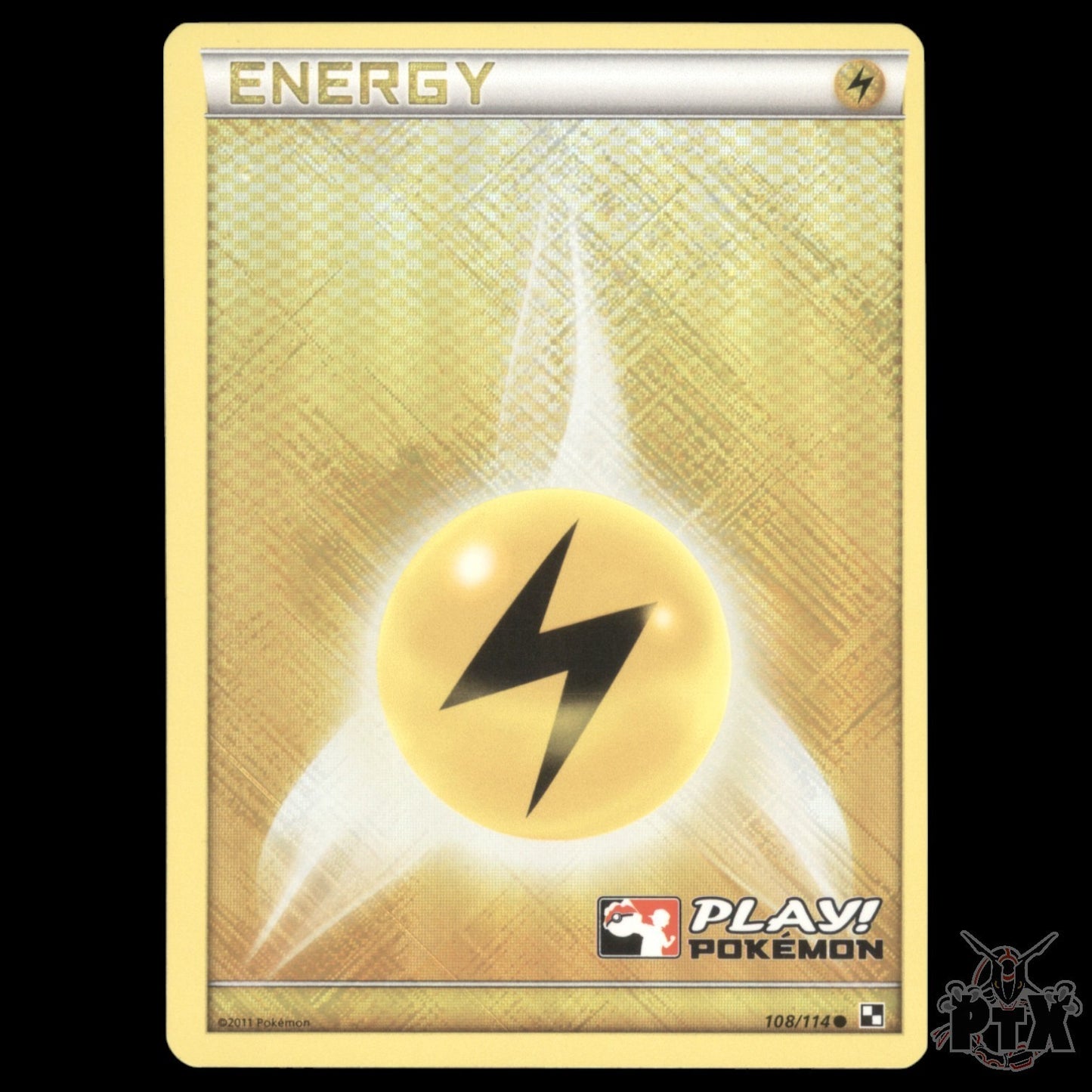Lightning Energy PLAY! Holo #108/114 Promo NM/Near Mint Pokemon 2011