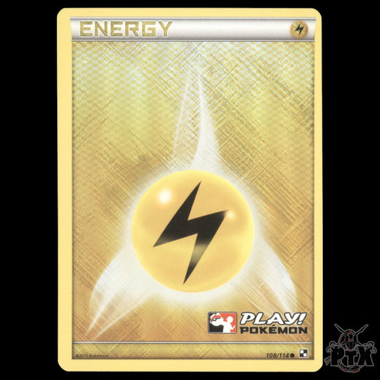Lightning Energy PLAY! Holo #108/114 Promo NM/Near Mint Pokemon 2011