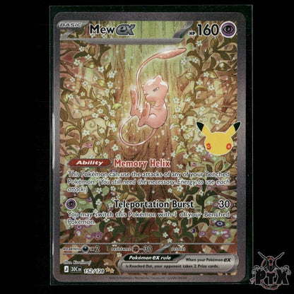 Mew ex 152/128 ME: 30th Celebration NM Pokemon
