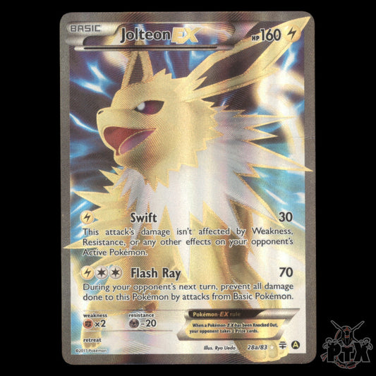 Jolteon EX #28a/83 Sun & Moon Promo MP/Moderatly Played Pokemon 2017