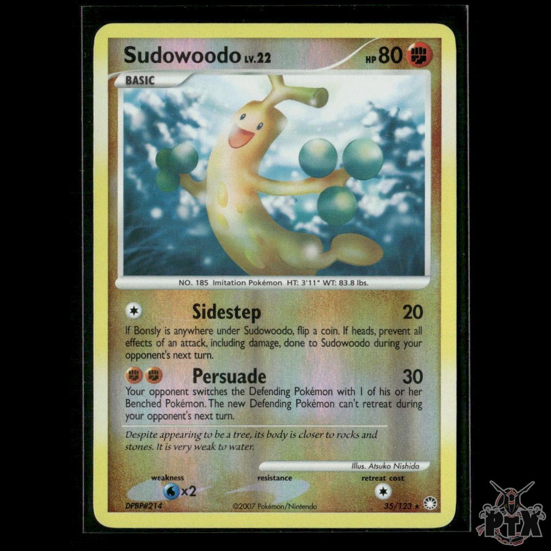 Sudowoodo Reverse Holo 35/123 Mysterious Treasures LP Pokemon