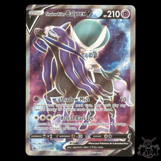 Shadow Rider Calyrex V #171/198 Chilling Reign NM/Near Mint Pokemon 2021