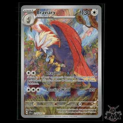 Braviary 214/191 SV08: Surging Sparks NM Pokemon