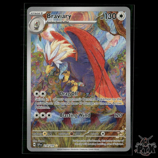 Braviary 214/191 SV08: Surging Sparks NM Pokemon