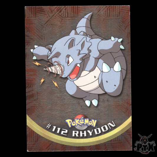 Topps Rhydon #112 Foil Series 2 Pokemon 2000