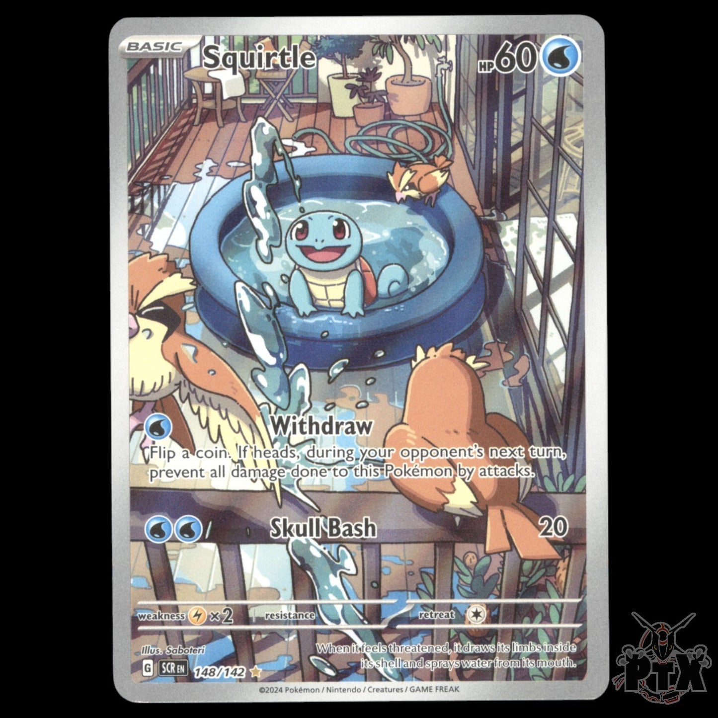 Squirtle #148/142 Stellar Crown NM/Near Mint Pokemon 2024