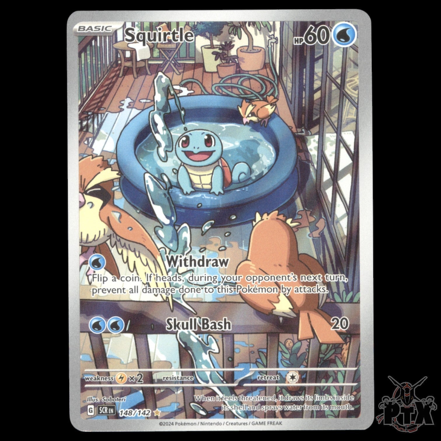 Squirtle #148/142 Stellar Crown NM/Near Mint Pokemon 2024