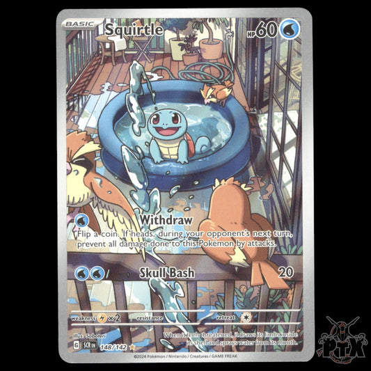 Squirtle #148/142 Stellar Crown NM/Near Mint Pokemon 2024