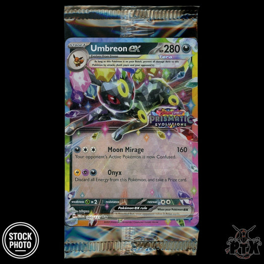 Umbreon ex #060/131 Stamped Prismatic Evolutions Promo Sealed Pokemon 2025