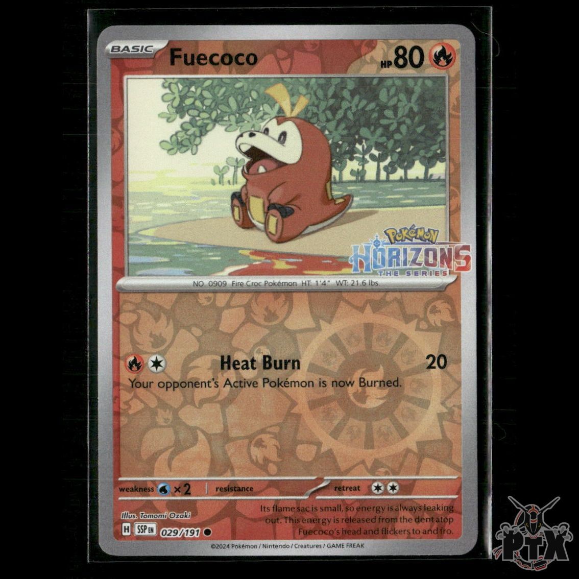 Fuecoco 029/191 Horizon Stamped Promo NM Pokemon