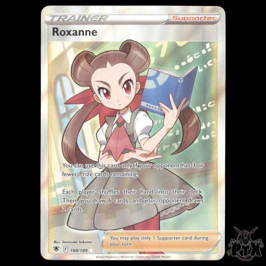 Roxanne #188/189 Astral Radiance NM/Near Mint Pokemon 2022