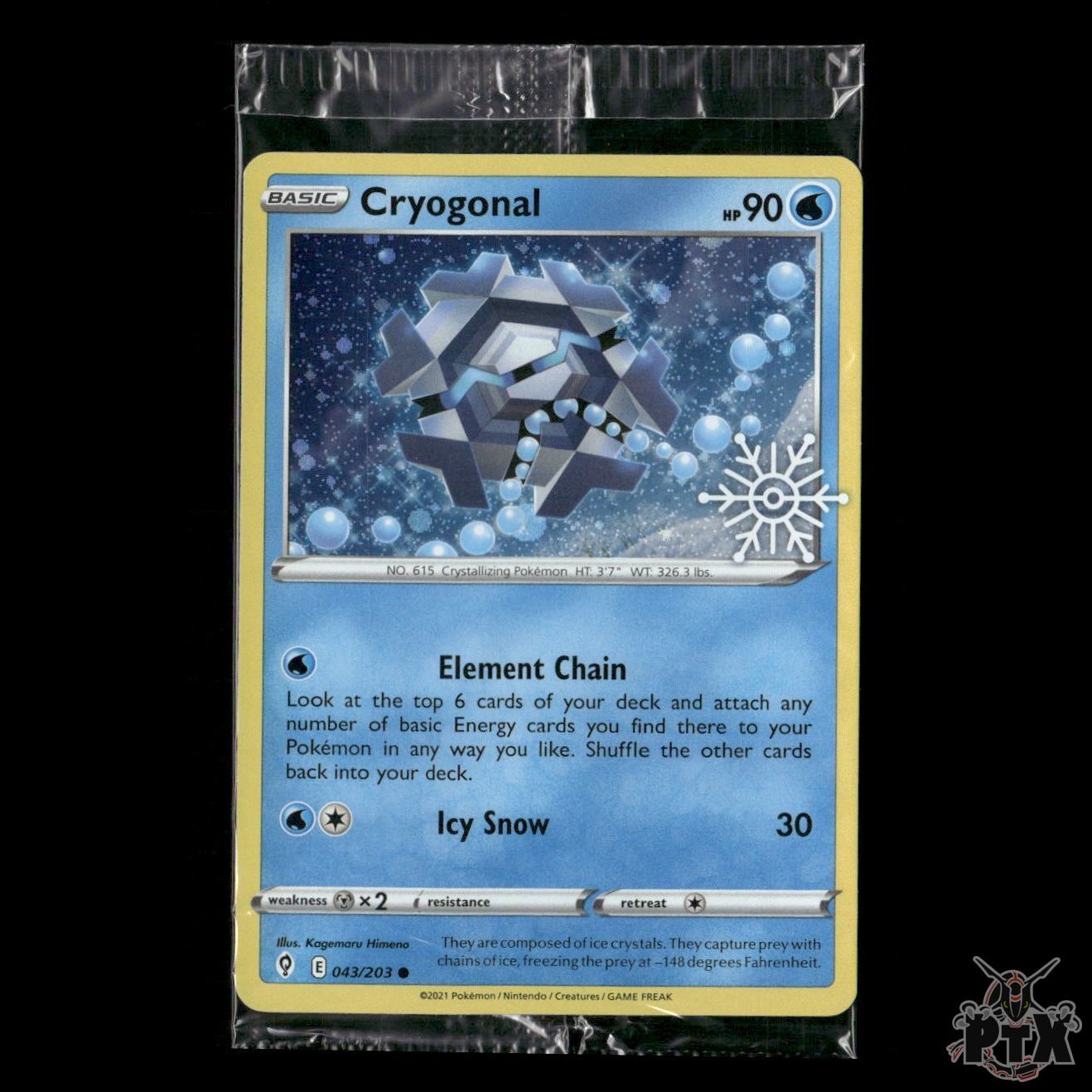 Cryogonal (Holiday Calendar) 043/203 Scarlet & Violet Sealed Promo NM Pokemon