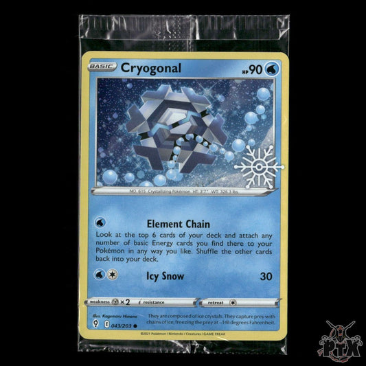 Cryogonal (Holiday Calendar) 043/203 Scarlet & Violet Sealed Promo NM Pokemon