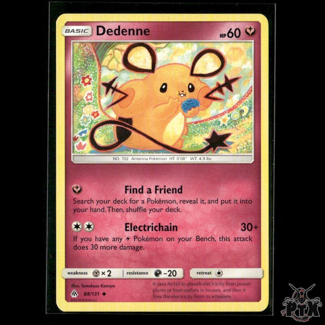 Dedenne 88/131 SM - Forbidden Light NM Pokemon