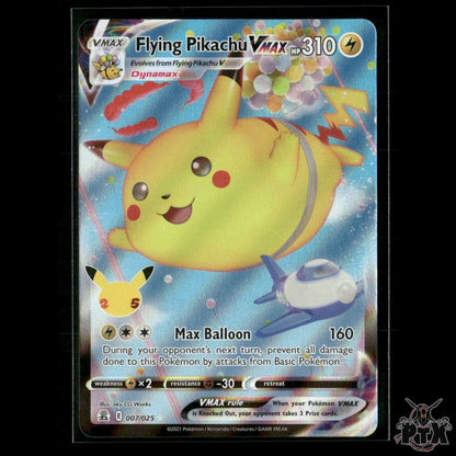 Flying Pikachu VMAX 007/025 Celebrations NM Pokemon