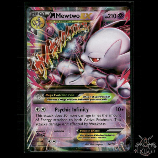 M Mewtwo EX 64/162 XY - BREAKthrough NM Pokemon