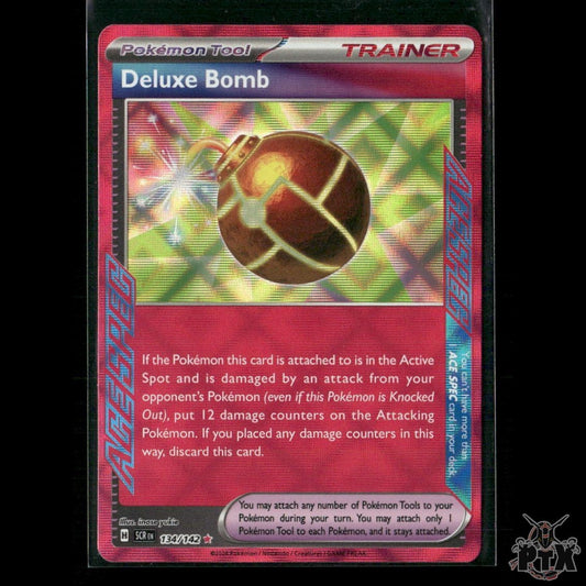 Deluxe Bomb 134/142 SV07: Stellar Crown NM Pokemon 2024