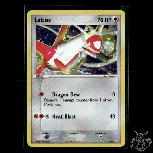 Latias Holo 4/10 EX Trainer Kit 1: Latias & Latios LP Pokemon
