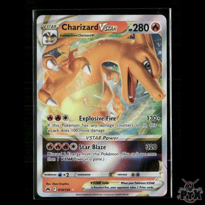 Charizard VSTAR 019/159 SWSH: Crown Zenith NM Pokemon