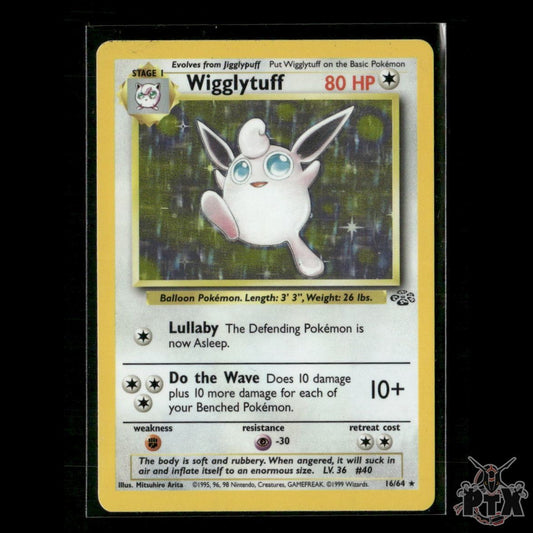 Wigglytuff Holo 16/64 Jungle LP Pokemon