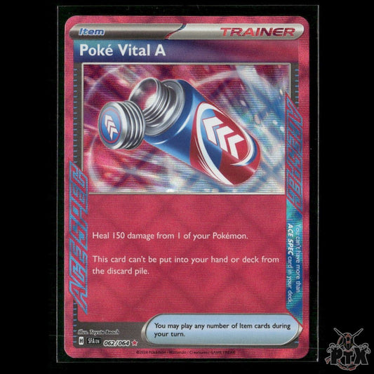 Poke Vital A 062/064 SV: Shrouded Fable NM Pokemon 2024