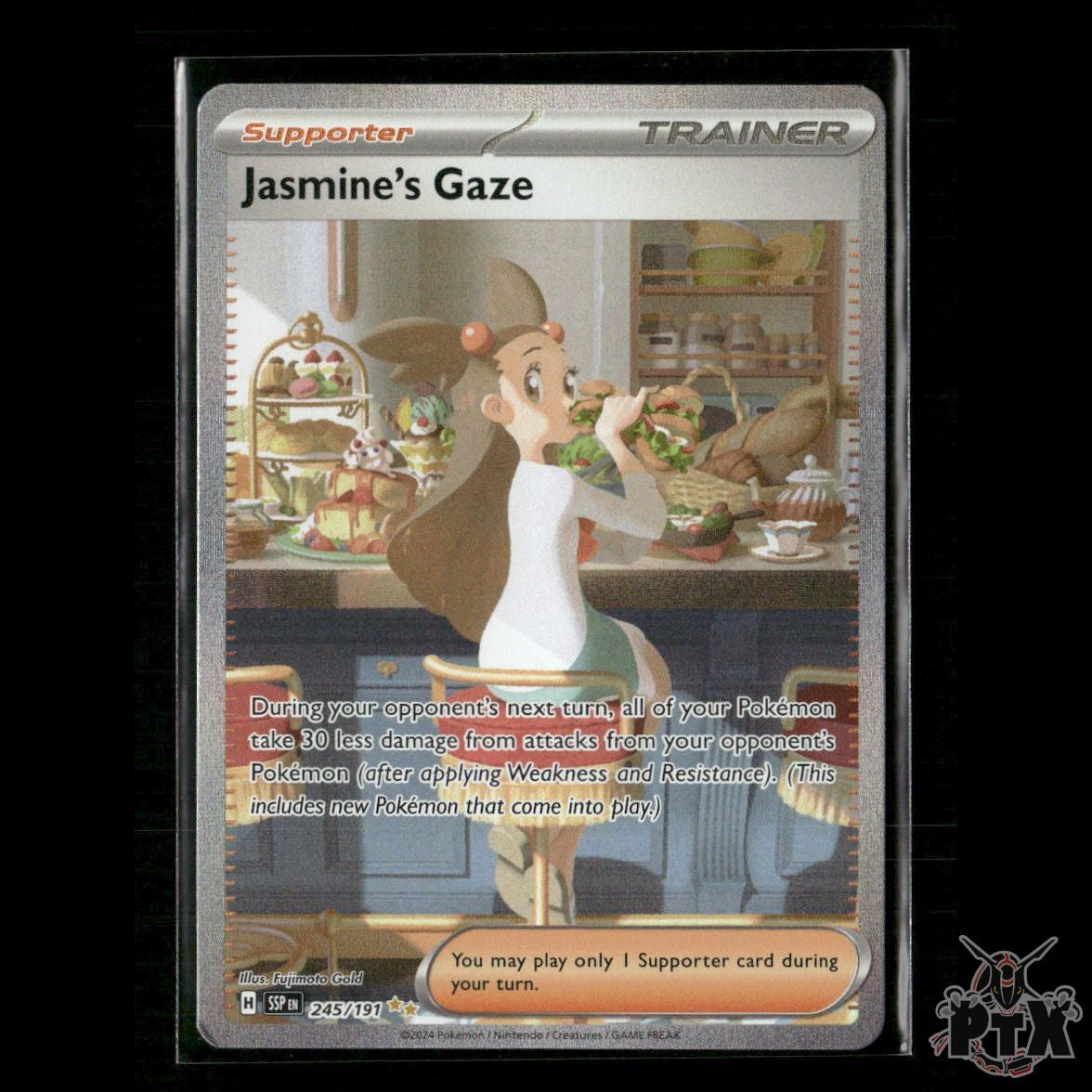 Jasmine's Gaze 245/191 SV08: Surging Sparks NM Pokemon