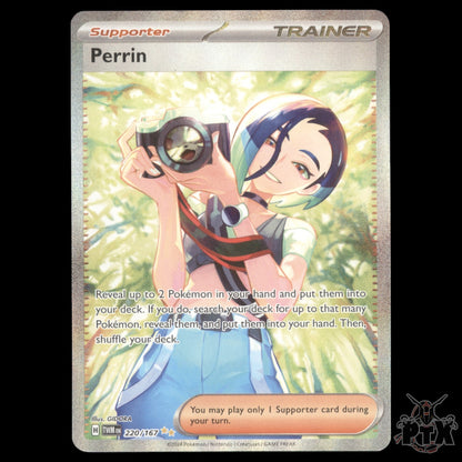 Perrin #220/167 Twilight Masquerade NM/Near Mint Pokemon 2024